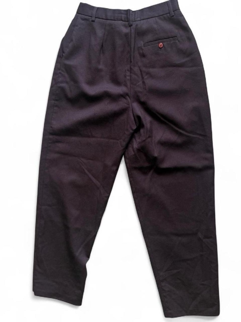 Women’s Tailored High-Waist Trousers in Deep Plum
